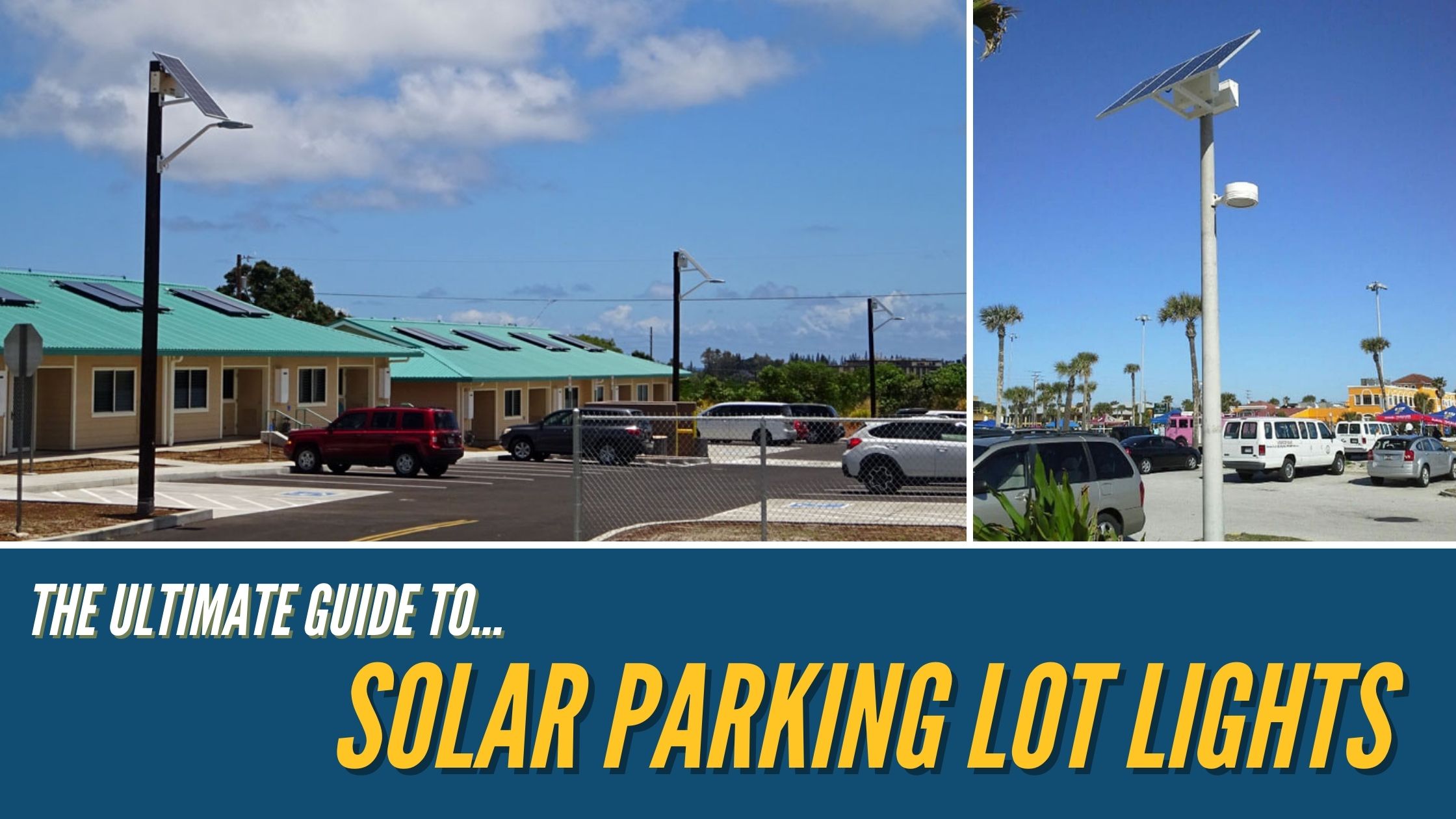 Solar parking lot lights with pole deals